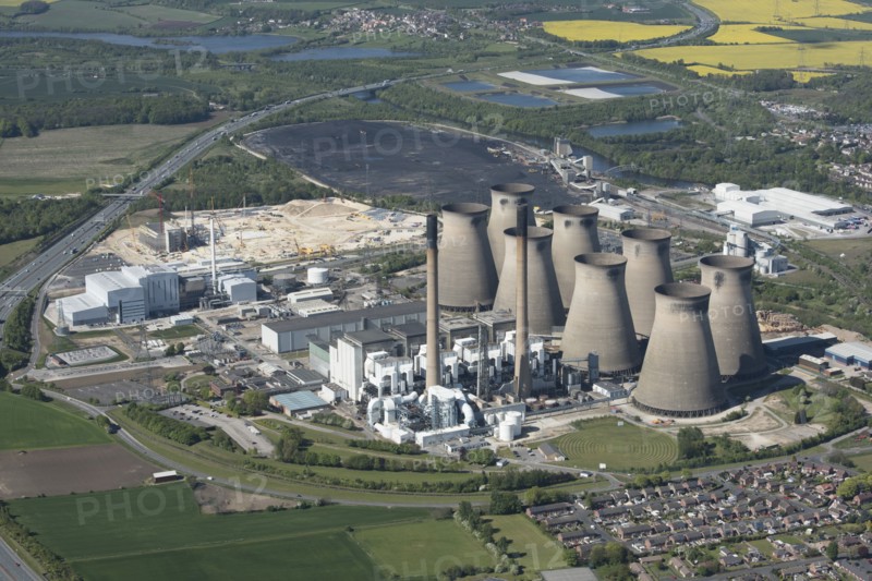 Ferrybridge Power Station, Wakefield, 2017. Creator: Dave Went.