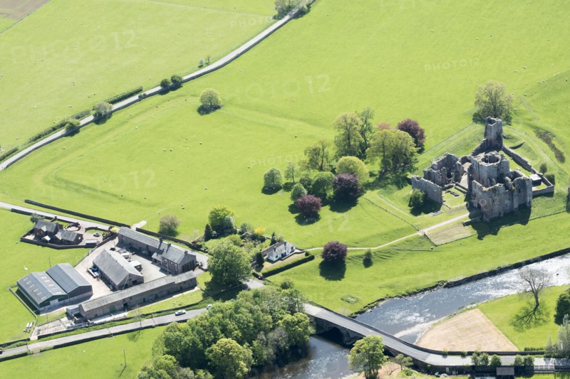 Brougham Roman fort (Brocavum) and Brougham Castle, Cumbria, 2018. Creator: Emma Trevarthen.