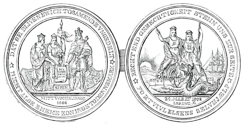 The Schleswig-Holstein Medal, 1850. Creator: Unknown.