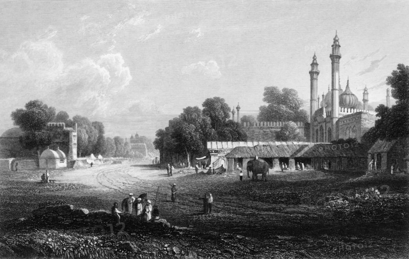 'Delhi', 1834. Creator: William Purser.