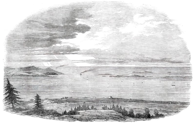 Louisburg Harbour, Cape Breton, 1850. Creator: Unknown.