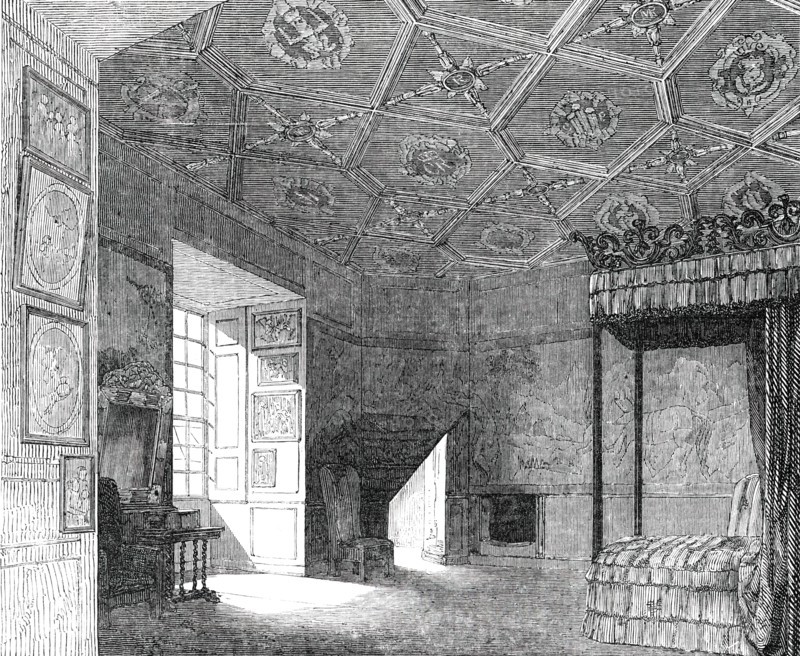 Mary Queen of Scots' Room at Holyrood, 1850. Creator: Unknown.