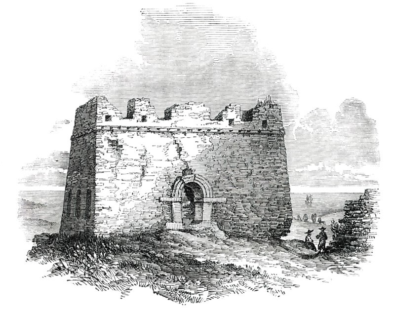 Tower on the Great Wall of China, 1850. Creator: Unknown.