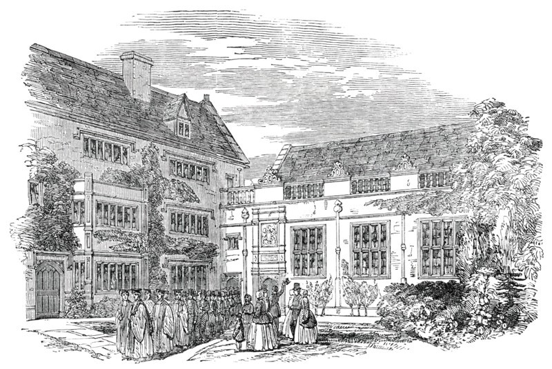 Tercentenary Anniversary of King's School, Sherborne, 1850. Creator: Unknown.