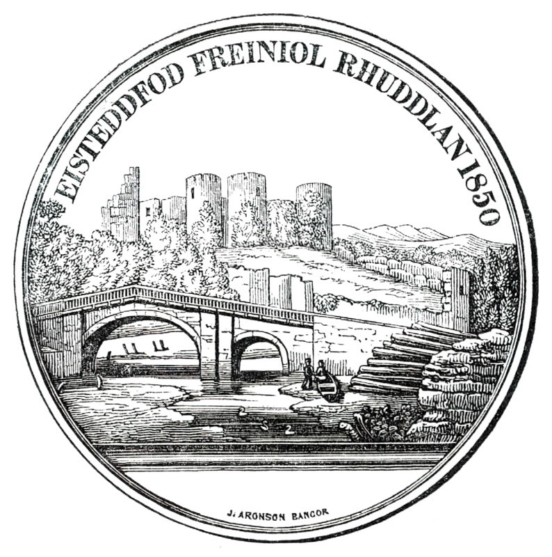 The Rhuddlan Royal Eisteddfod Prize Medal, 1850. Creator: Unknown.