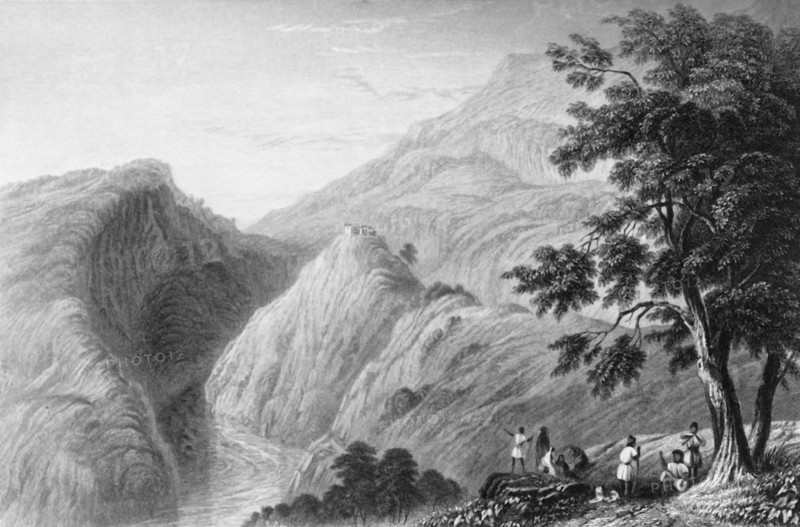'View near Kursalee', 1845. Creator: Unknown.