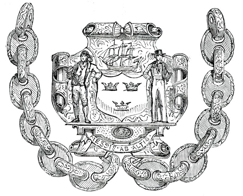 Badge and Chain of the Borough of Tynemouth, 1850. Creator: Unknown.