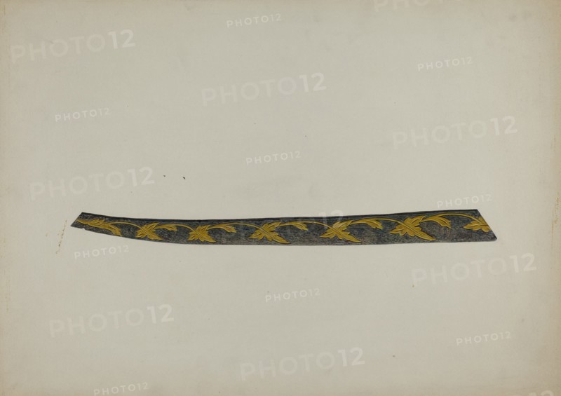 Ship's Trailboard, c. 1939. Creator: Sadie Berman.