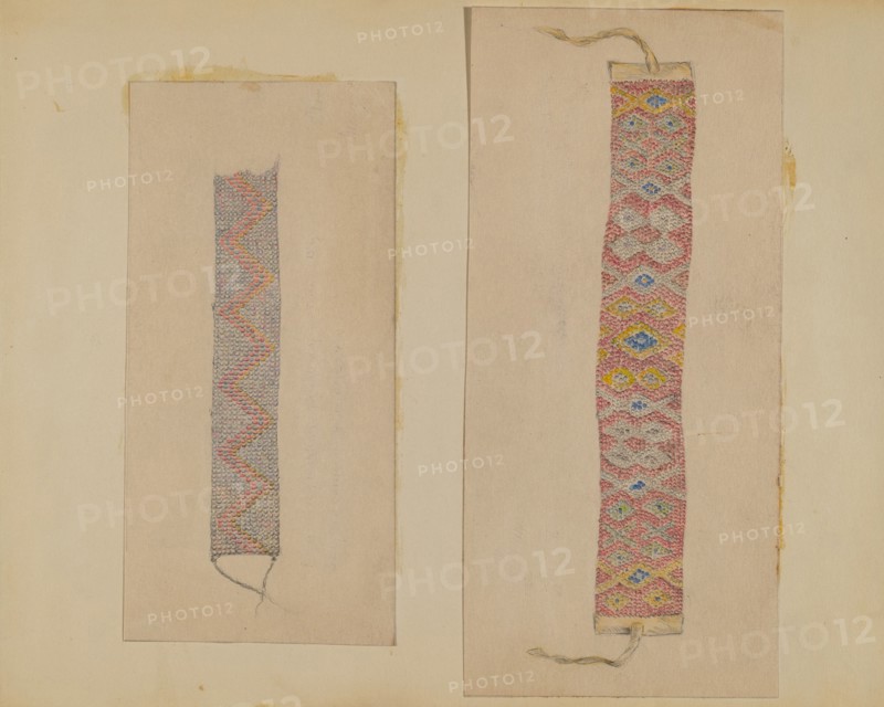 Neck Band, 1935/1942. Creator: Mary Berner.