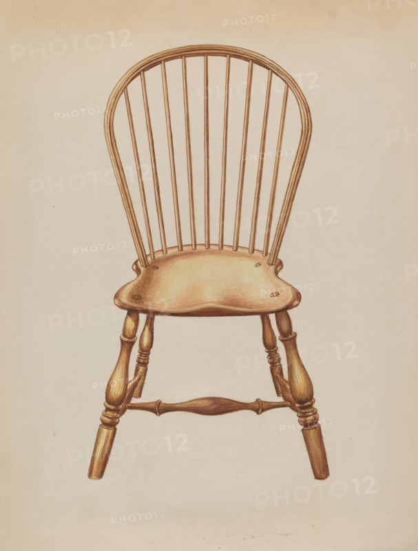 Windsor Chair, c. 1936. Creator: Gerald Bernhardt.