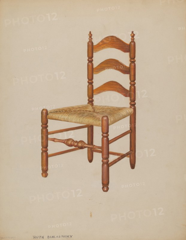 Side Chair, c. 1937. Creator: Ruth Bialostosky.
