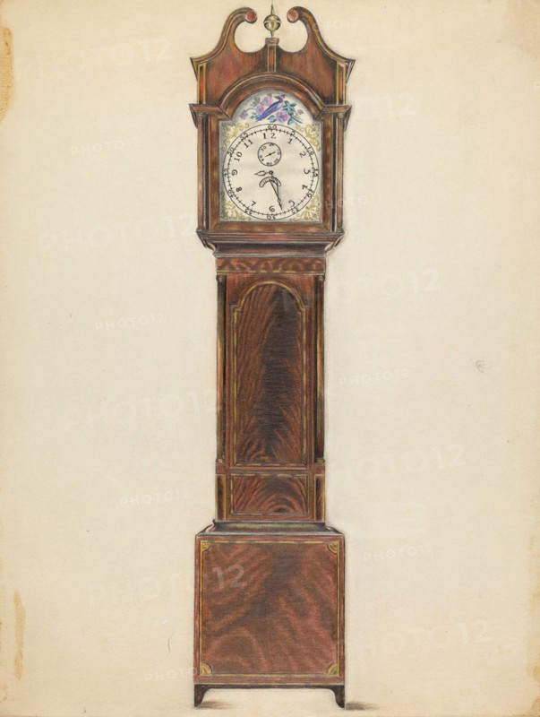 Clock, c. 1935. Creator: Ruth Bialostosky.