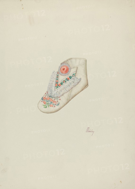 Baby's Shoe, c. 1940. Creator: Hal Blakeley.