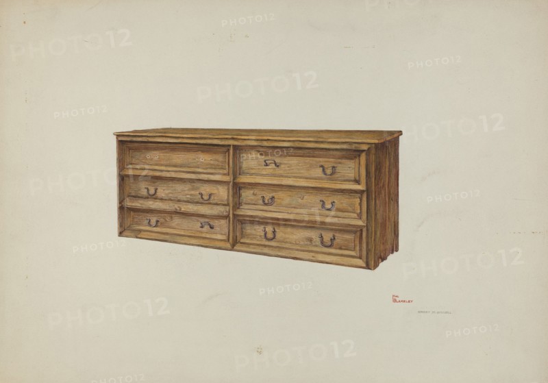 Vestment Chest, 1940. Creator: Hal Blakeley.