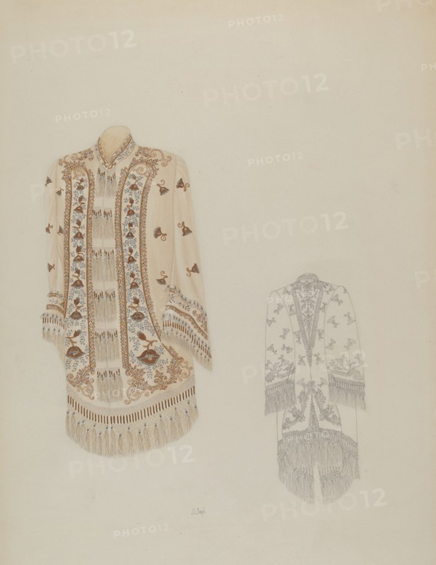 Opera Shoulder Wrap, c. 1937. Creator: Joseph L. Boyd.