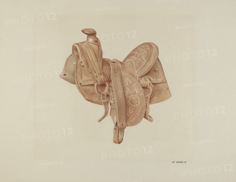 Saddle, c. 1939. Creator: Joe Brennan.
