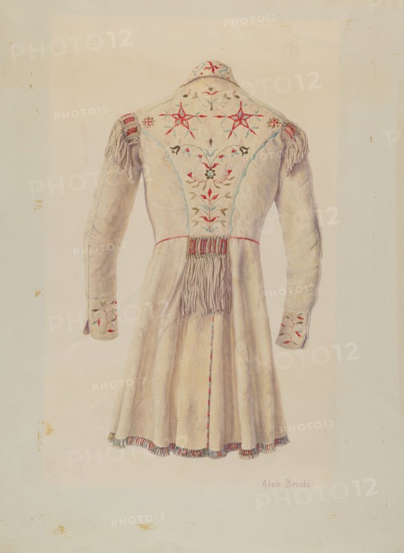Deer Skin Coat, c. 1938. Creator: Adele Brooks.