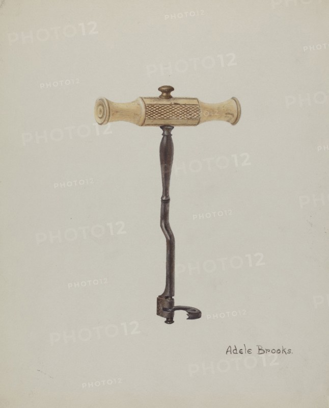 Tooth Key (or Tooth Extractor), 1935/1942. Creator: Adele Brooks.