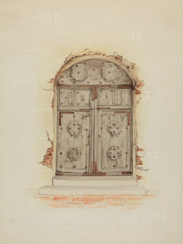 Doorway, 1937. Creator: Dayton Brown.