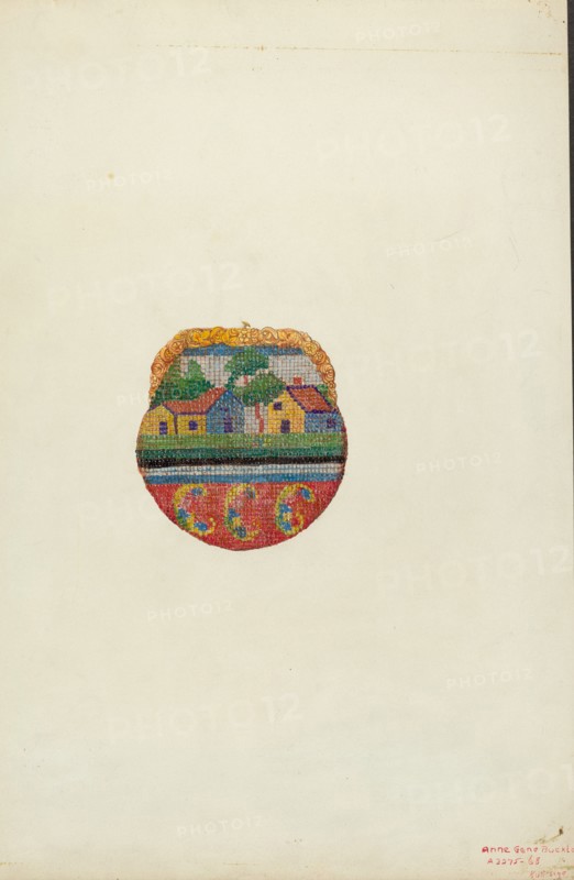 Beaded Purse, c. 1937. Creator: Ann Gene Buckley.