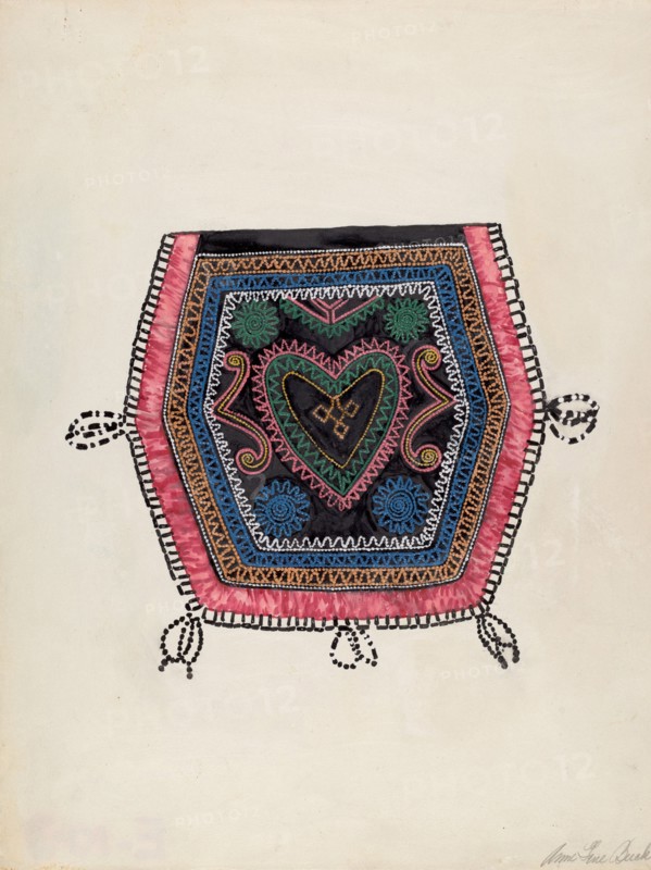 Reticule, c. 1936. Creator: Ann Gene Buckley.