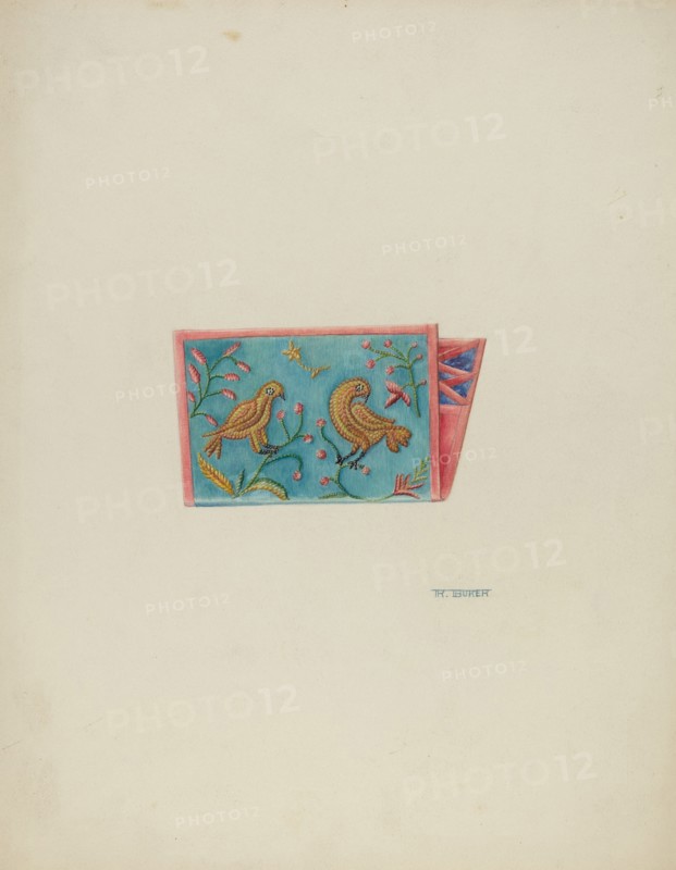 Needle Case, c. 1937. Creator: Ruth Buker.