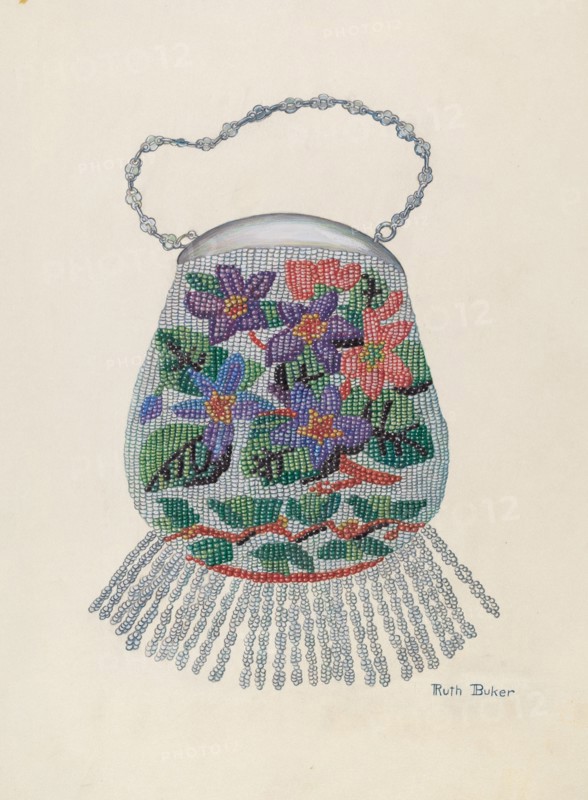 Purse, c. 1937. Creator: Ruth Buker.