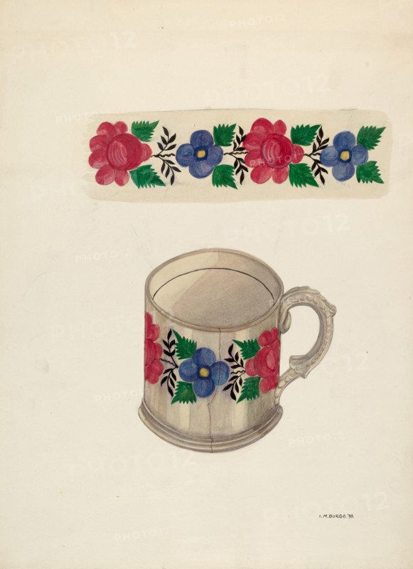 Shaving Mug, 1936. Creator: Irene M. Burge.