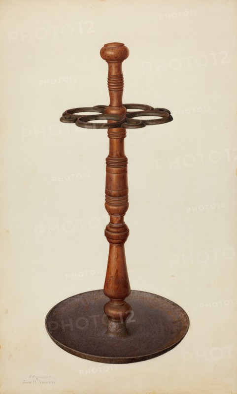 Umbrella Stand, c. 1940. Creators: Ernest Busenbark, John H. Tercuzzi.