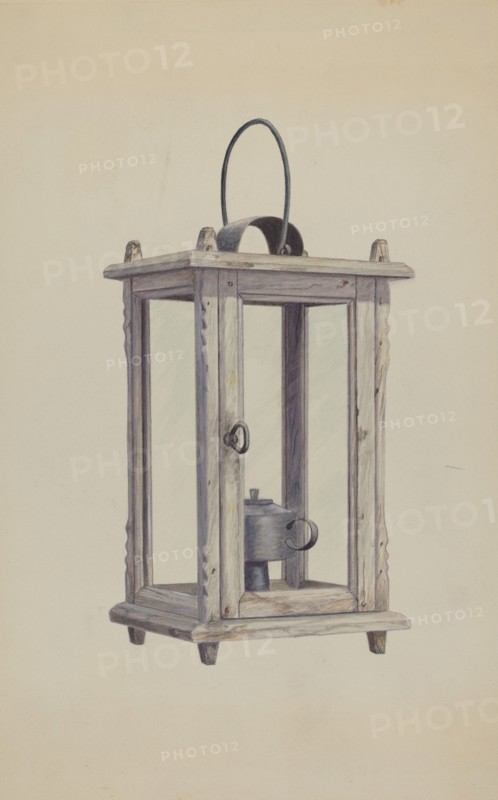 Lantern, c. 1937. Creator: Earl Butlin.