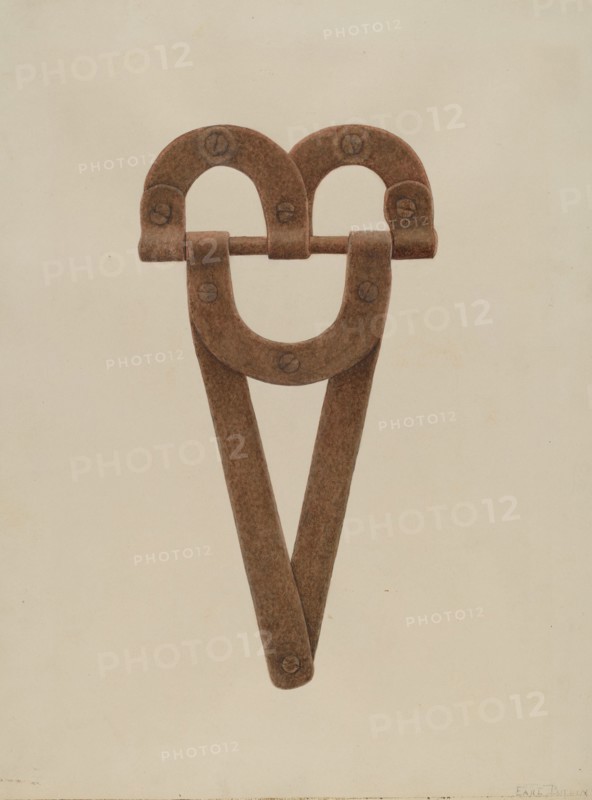 Hinge, c. 1938. Creator: Earl Butlin.