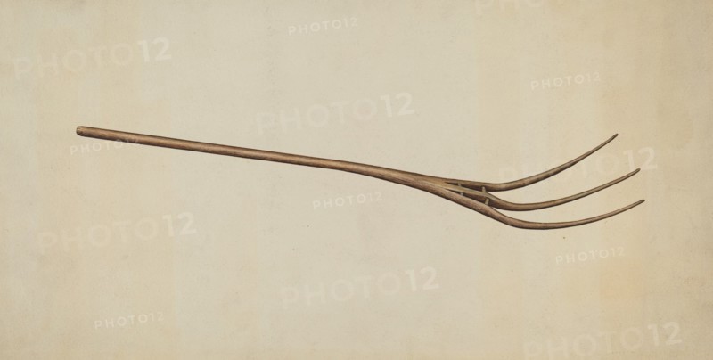 Pitch Fork, c. 1937. Creator: Earl Butlin.
