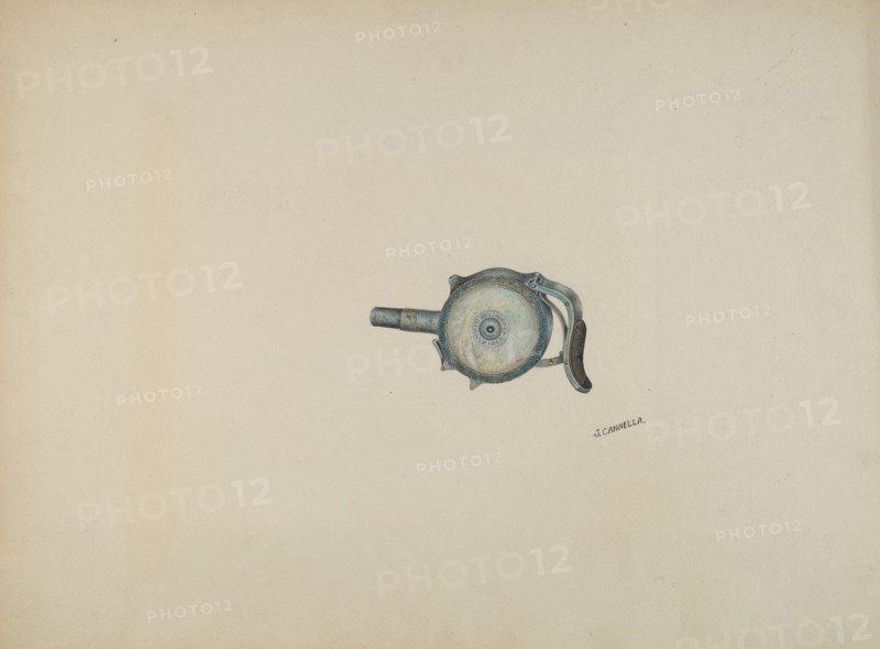 Center Fire Revolver, c. 1941. Creator: Joseph Cannella.