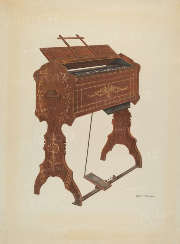 Cottage Organ, 1941. Creator: Joseph Cannella.