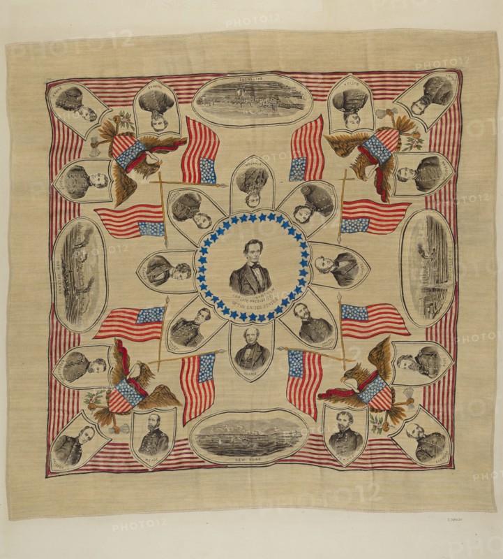 Historical Textile, c. 1940. Creator: Ernest Capaldo.