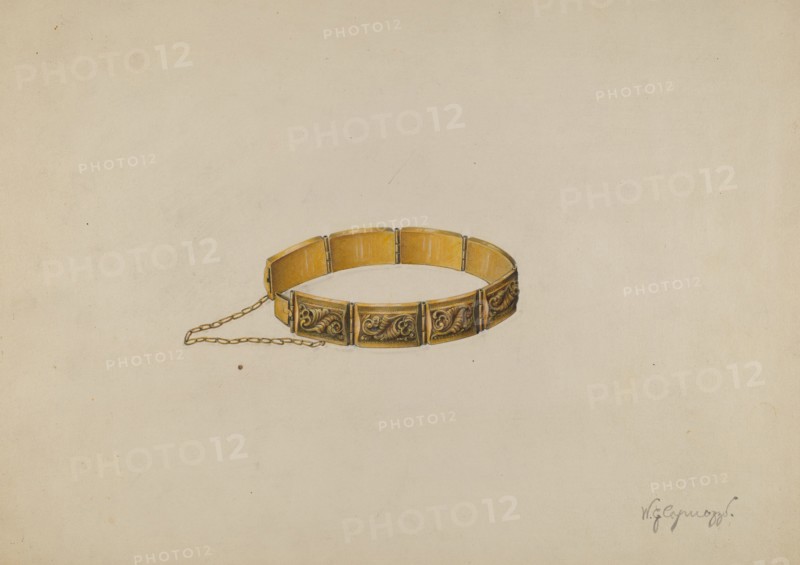 Bracelet, c. 1939. Creator: Walter G. Capuozzo.