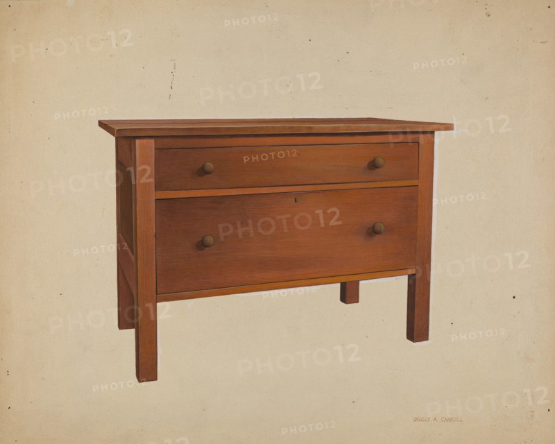 Shaker Table, c. 1938. Creator: Orville A. Carroll.