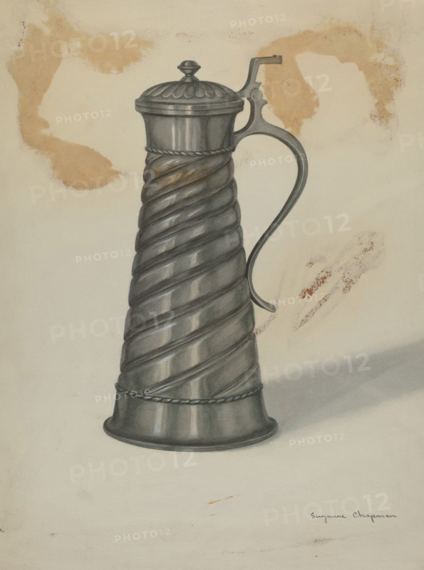 Pewter Pitcher, 1935/1942. Creator: Suzanne Chapman.