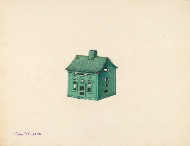 Penny Bank, c. 1940. Creator: Charles Charon.