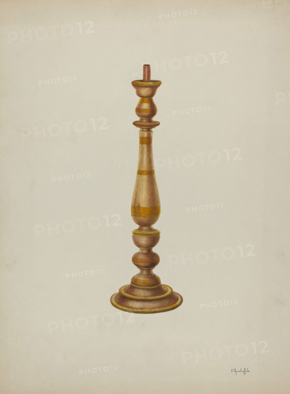 Candlestick, 1940. Creator: Cornelius Christoffels.