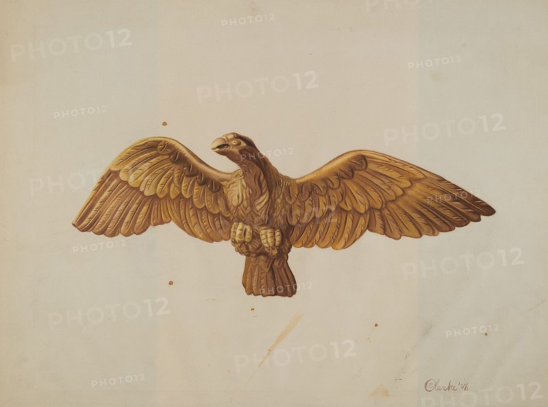Eagle, 1938. Creator: Ethel Clarke.