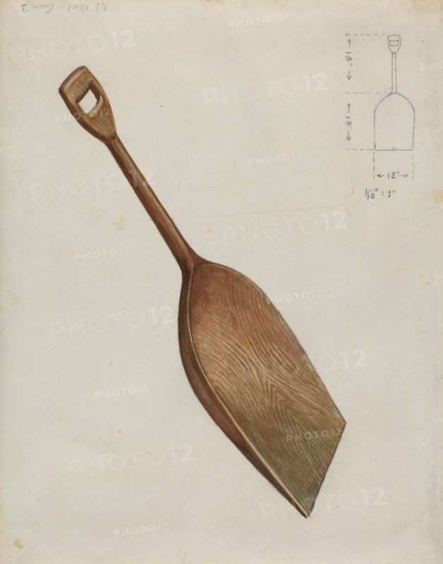 Grain Scoop, c. 1936. Creator: Hugh Clarke.