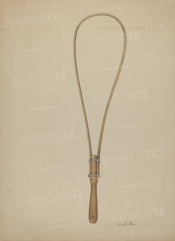 Shaker Rug Beater, c. 1939. Creator: Orville Cline.