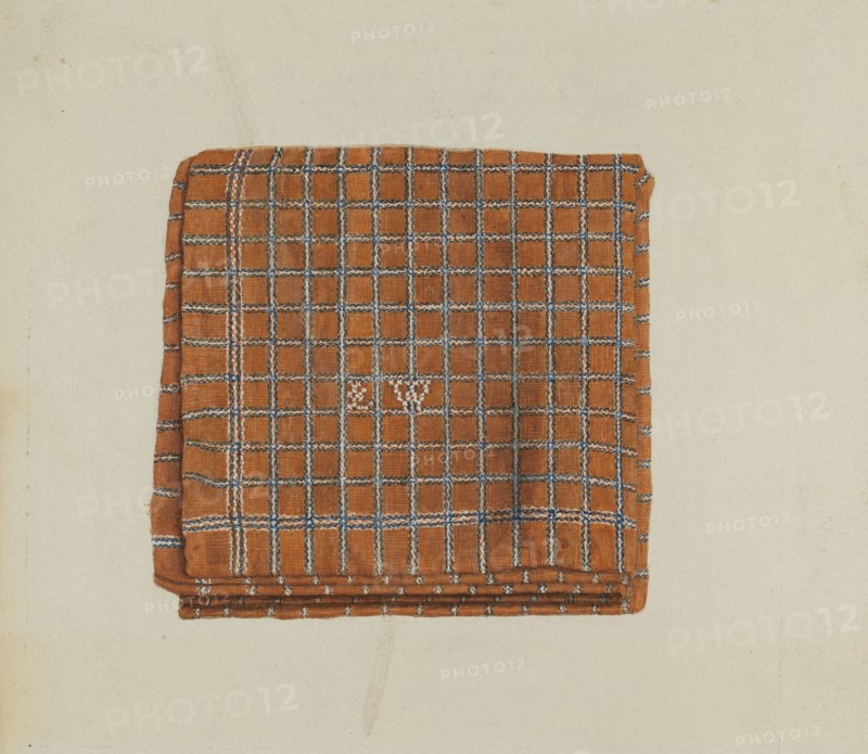 Shaker Man's Handkerchief, c. 1936. Creator: George Constantine;Constantine, George.