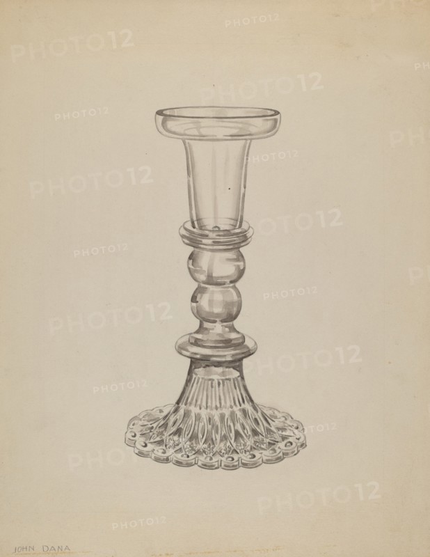 Candlestick, c. 1936. Creator: John Dana.