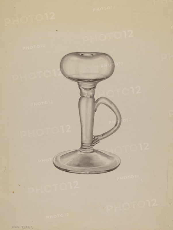 Lamp, c. 1937. Creator: John Dana.