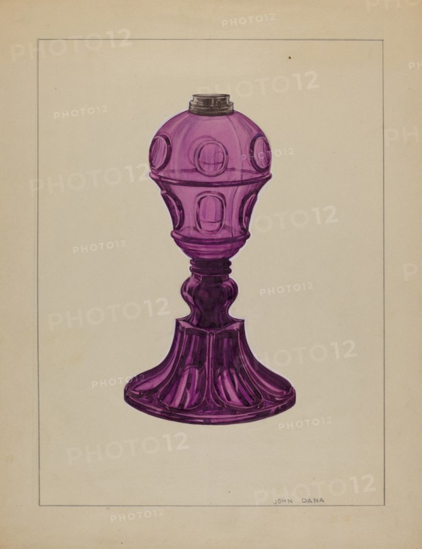Lamp, c. 1937. Creator: John Dana.