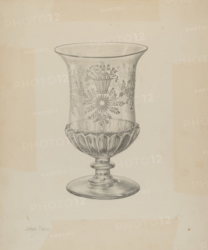 Vase, c. 1940. Creator: John Dana.
