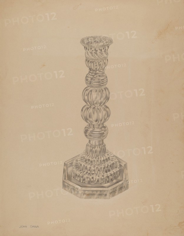 Candlestick, c. 1938. Creator: John Dana.