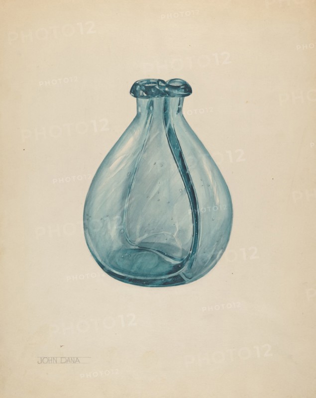 Gemel Bottle, c. 1937. Creator: John Dana.
